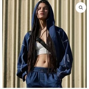 NWOT FP Movement Switch Up Zip Up Hoodie Dark Navy